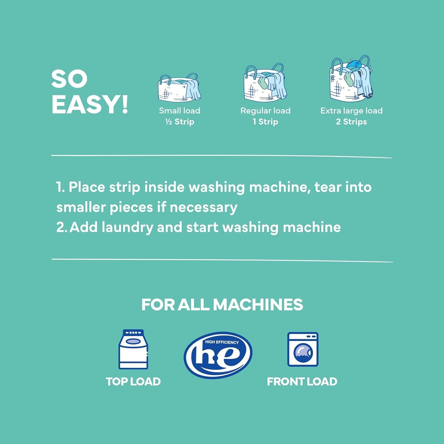 Compact Unscented Dry Laundry Detergent Sheets – 32 Load Eco-Friendly Packs