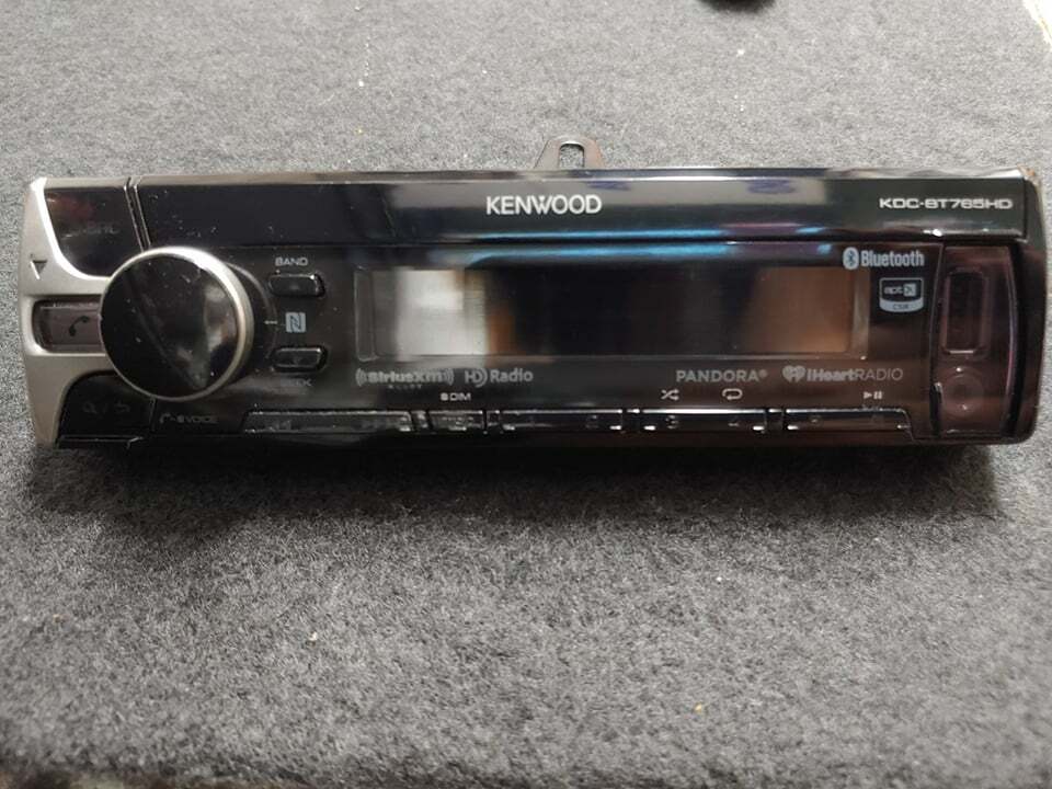 kdc-bt765hd kenwood faceplate very clean tested