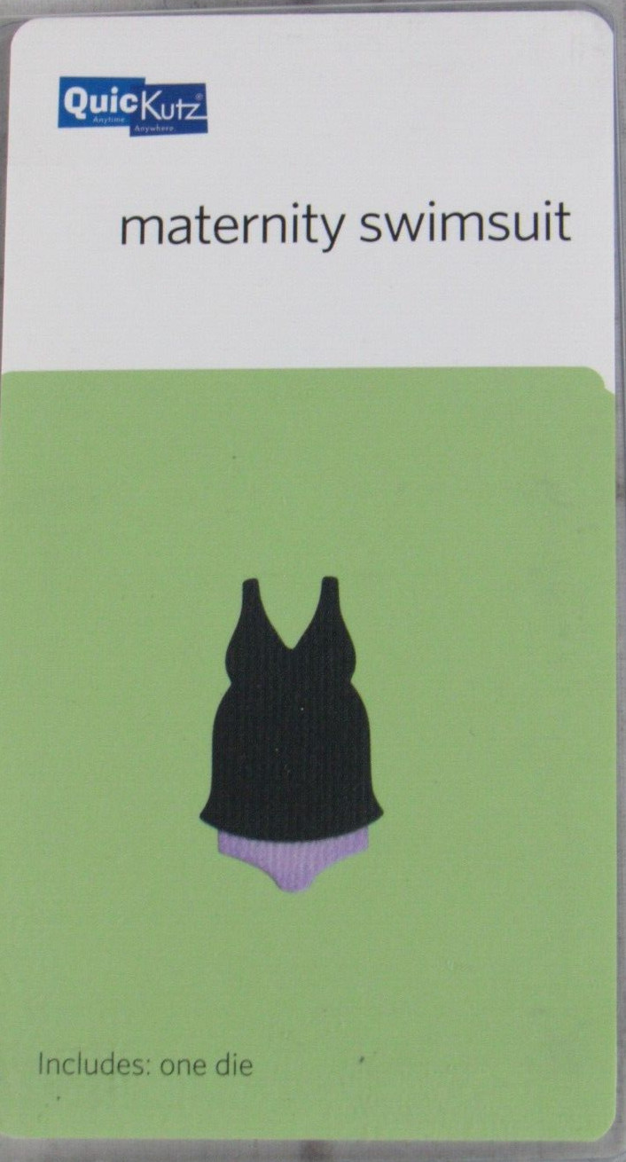 QuicKutz Maternity Swimsuit 2x2, 1 Cutting Die Set RS-0666