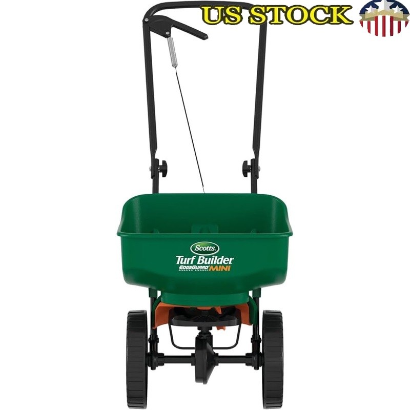 Broadcast Spreader Turf Builder EdgeGuard Lawn Care Fertilizer Seed Applicator