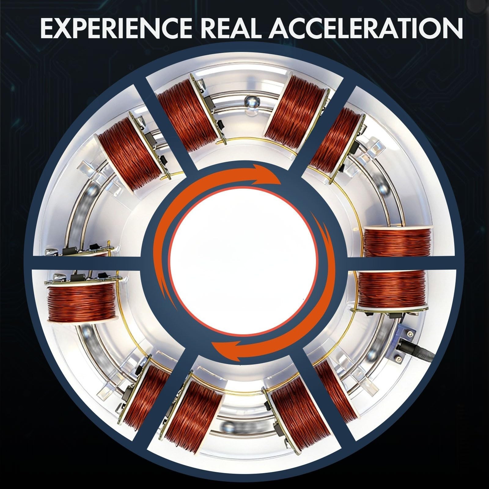 NikolaToy High Tech Electromagnetic Coil Accelerator - Multifunctional STEM Toy