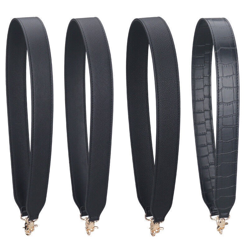 4cm Black Leather Shoulder Replacement Handbag Handle Bag Strap 88cm