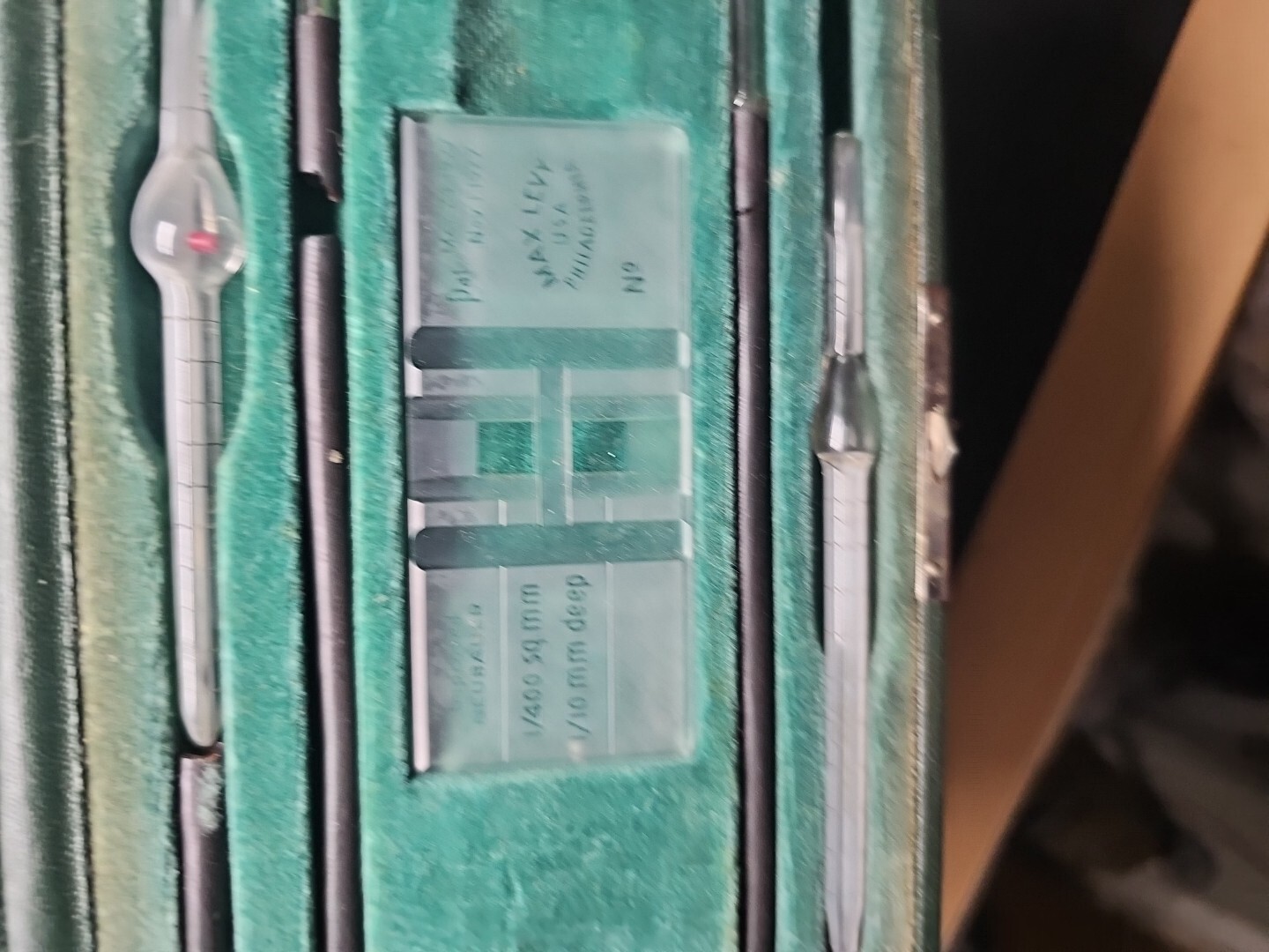 Vintage Arthur H Thomas Co. Hemacytometer Kit 3369-F Improved Double Ruling