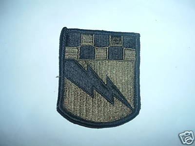 MILITARY PATCH US ARMY 525TH MILITARY INTELLIGENCE BRIGADE SEW ON SUBDUED