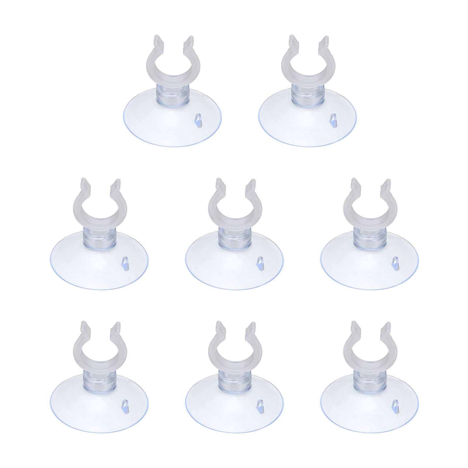 8Pcs Aquarium Suction Cups for 0.5" Fish Tank 13x30MM Clear