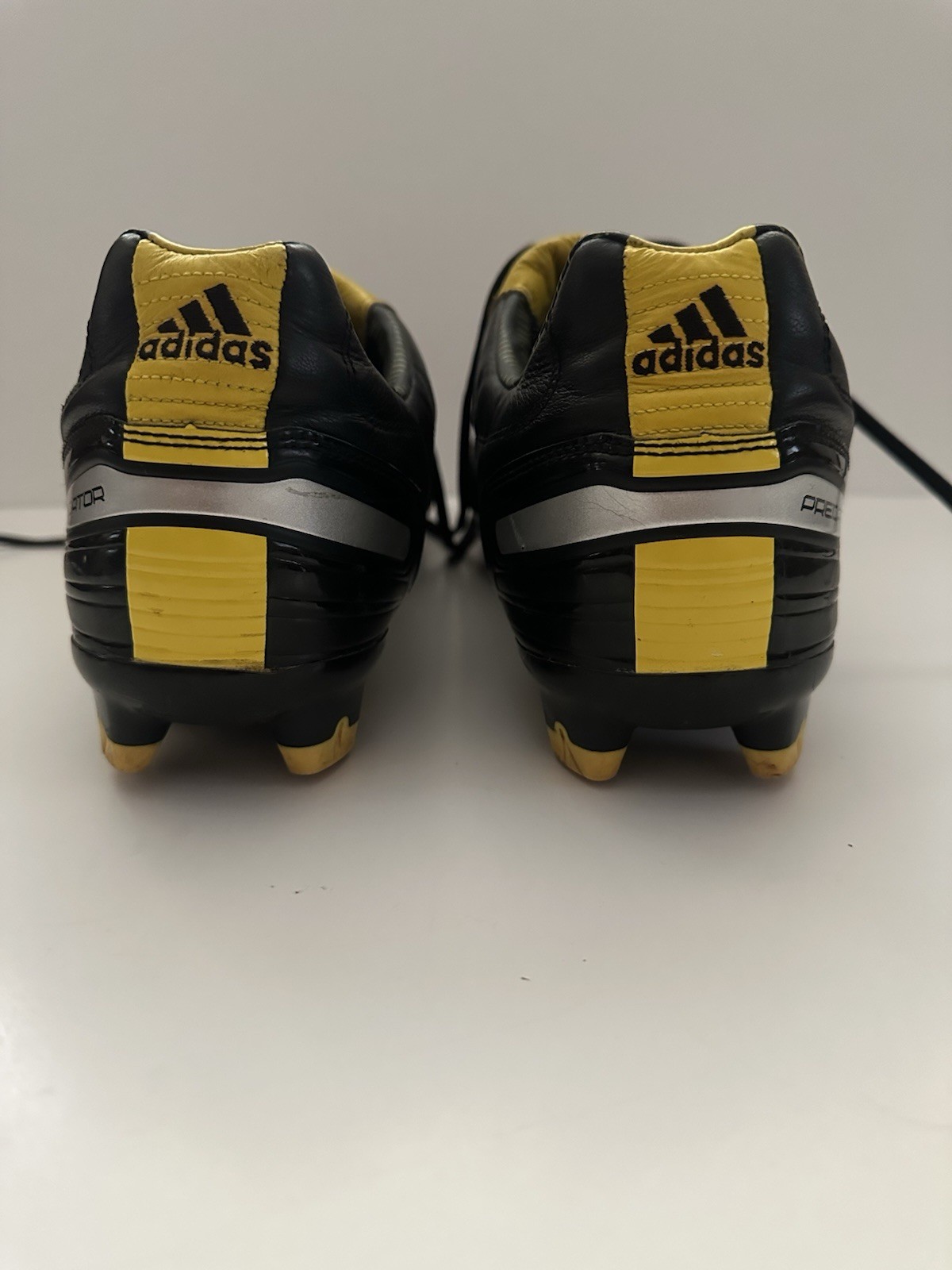 Mens Adidas Predator Absolado_X FG G14206 Soccer Cleats Black Yellow Sz 13