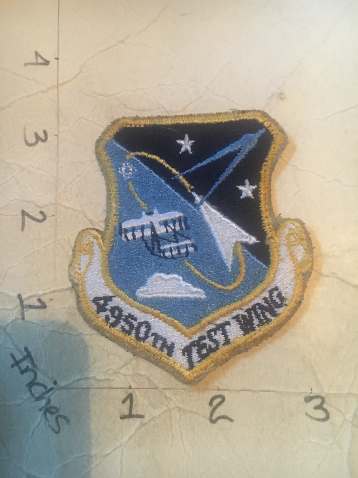 USAF 4950th Test Wing Squadron patch 6/27/25