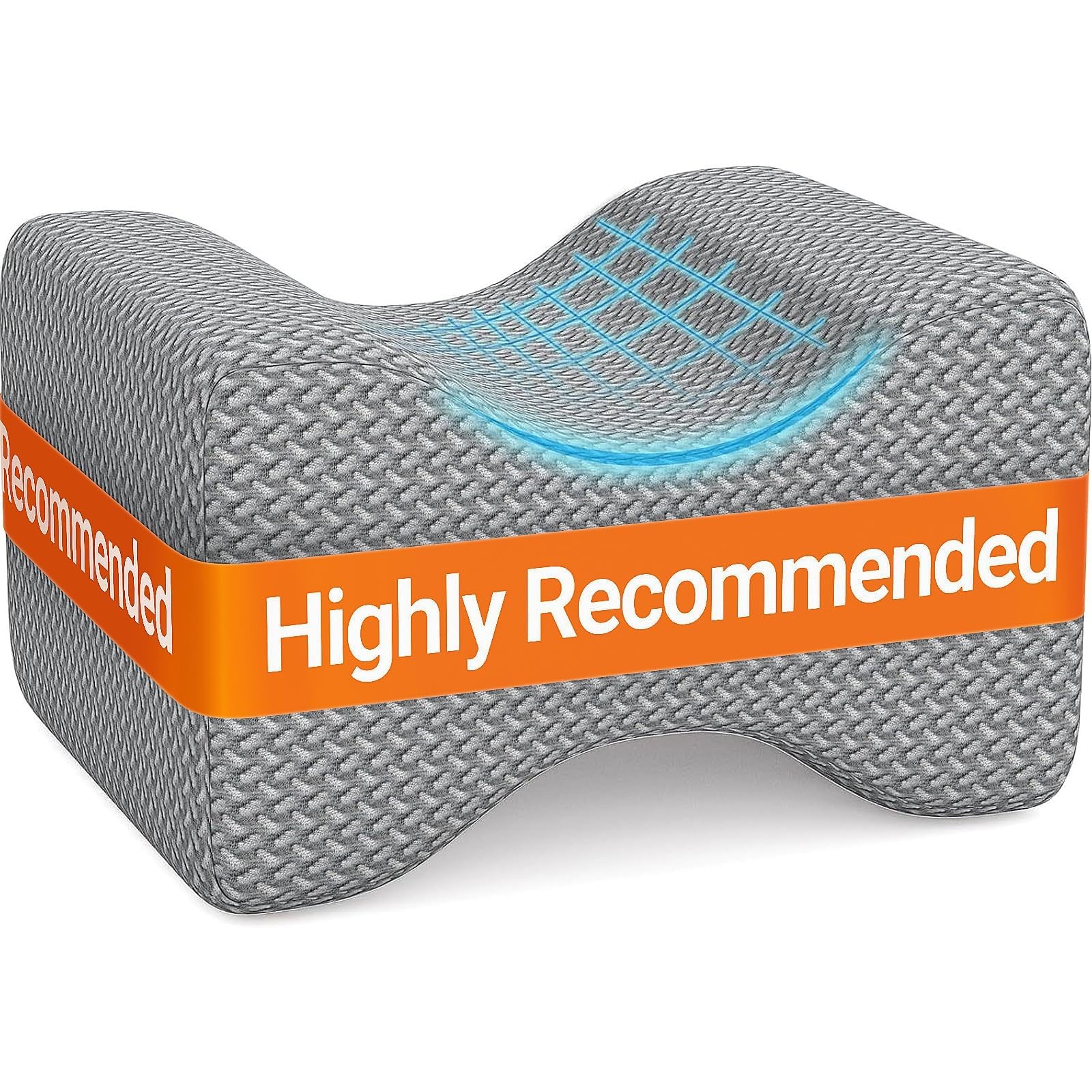 Memory Foam Knee Pillow, Knee Pillow for Side Sleepers, Leg Pillows for Sleep...