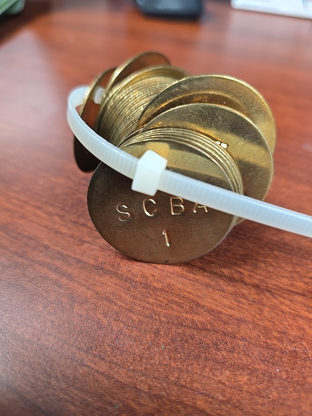 SCBA accountability tags