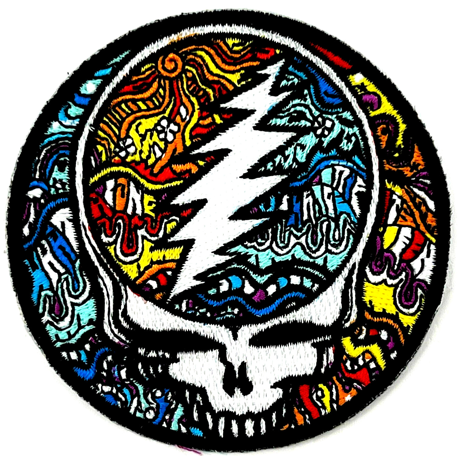 Grateful Dead Steal your Face Embroidered Rock Iron on Patch