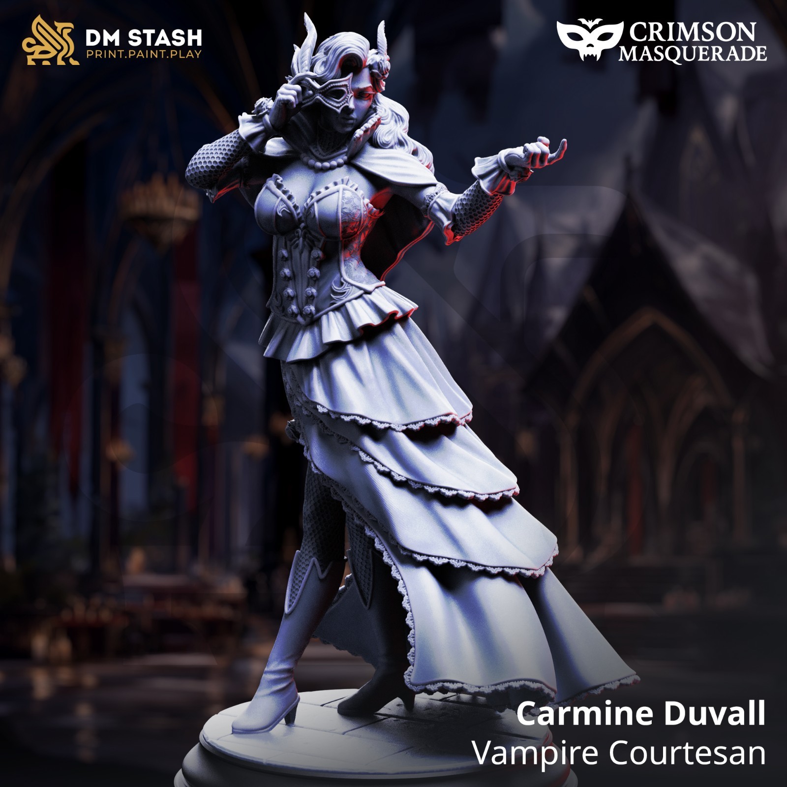 Carmine Duvall - Vampire Courtesan| Female Vampire| DM Stash