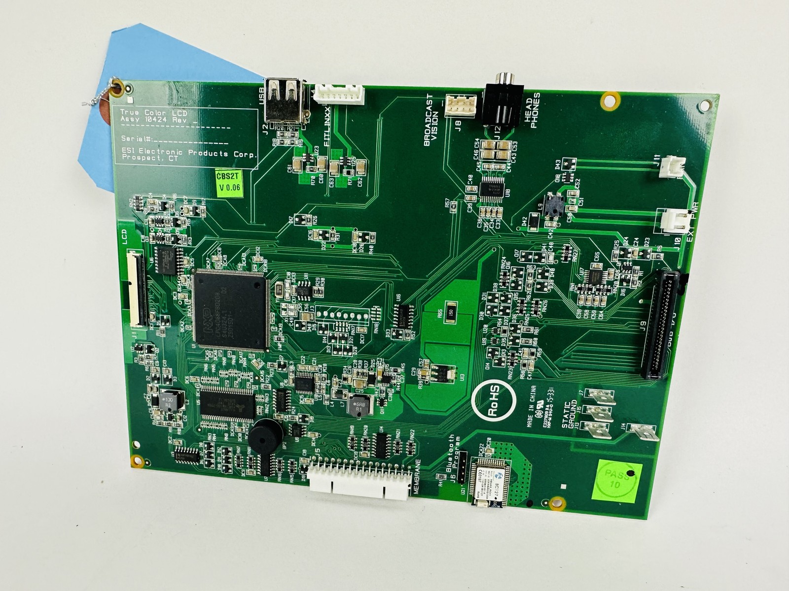 True Fitness TCS650A Treadmill Console Circuit Board ASR-CBS2T-1B (CP443)