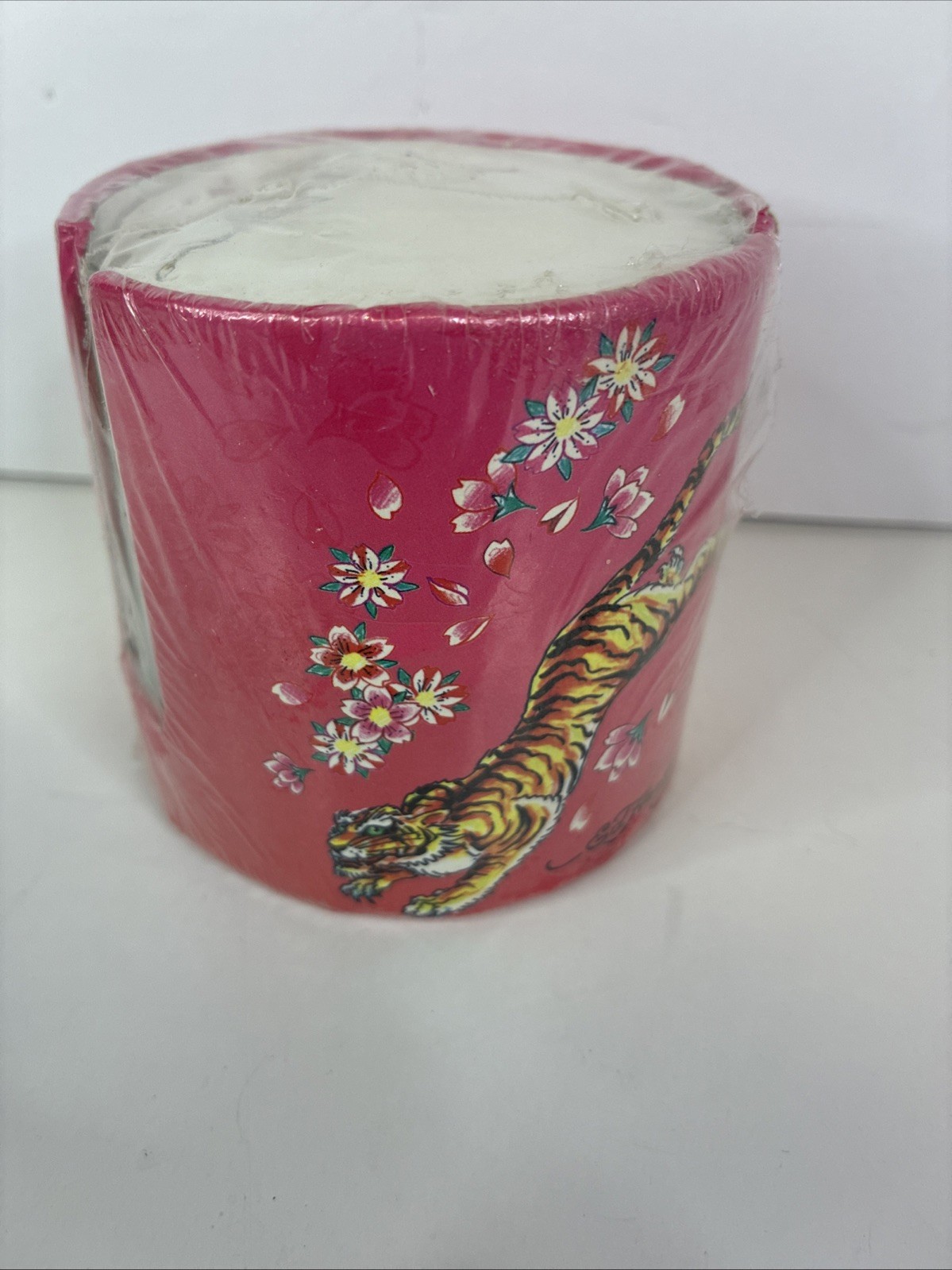 ED HARDY Tiger Pink Memo Cylinder Note Pad Round Notes Desk 600 Sheets NEW