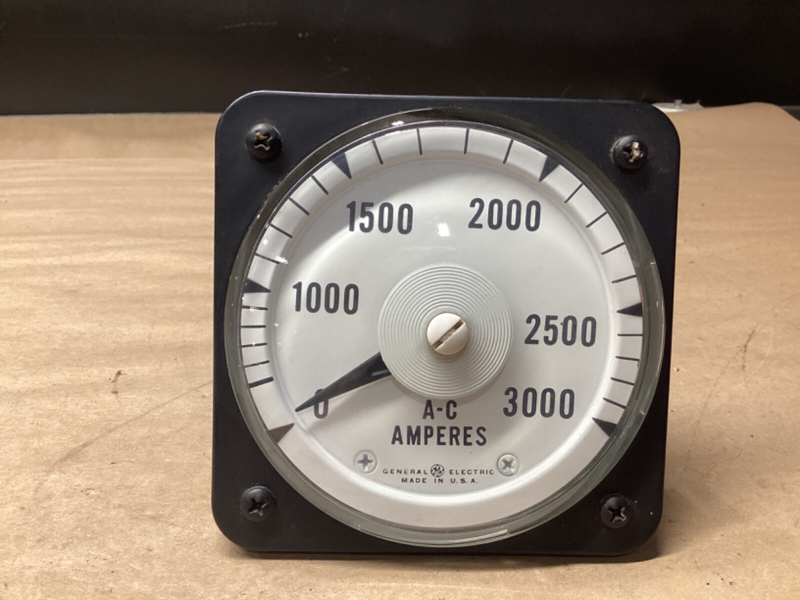 GENERAL ELECTRIC 50-103131-LSUA2 A-C AMMETER #107M104*CO
