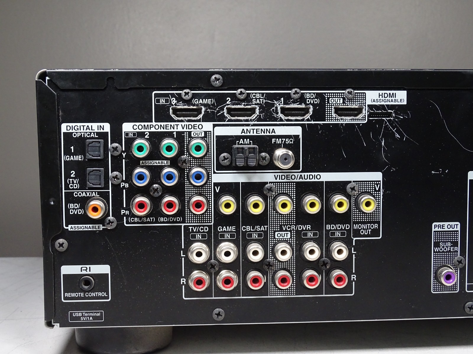ONKYO A/V Receiver (TX-SR309) NO Remote-TESTED/Working