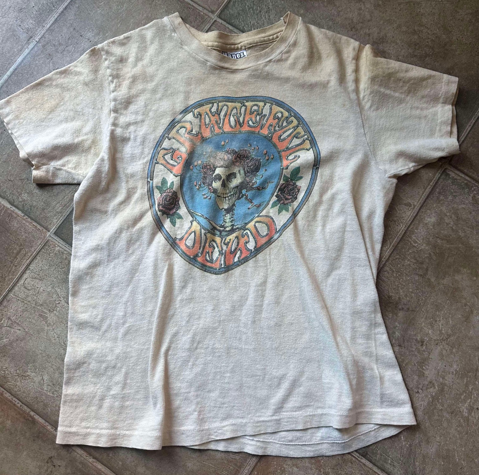 Rare authentic Grateful Dead Blue Rose