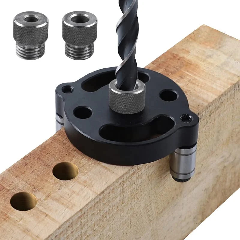 Self Centering Doweling Jig Kit Drill Jig for Straight Holes With 6 Drill Guide