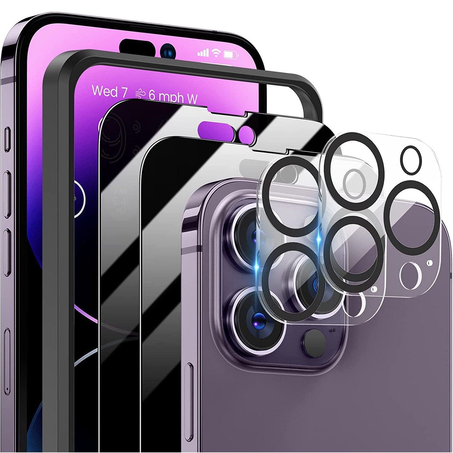 Privacy Screen Protector / Camera Lens Protector for iPhone 12 13 14 Pro Max