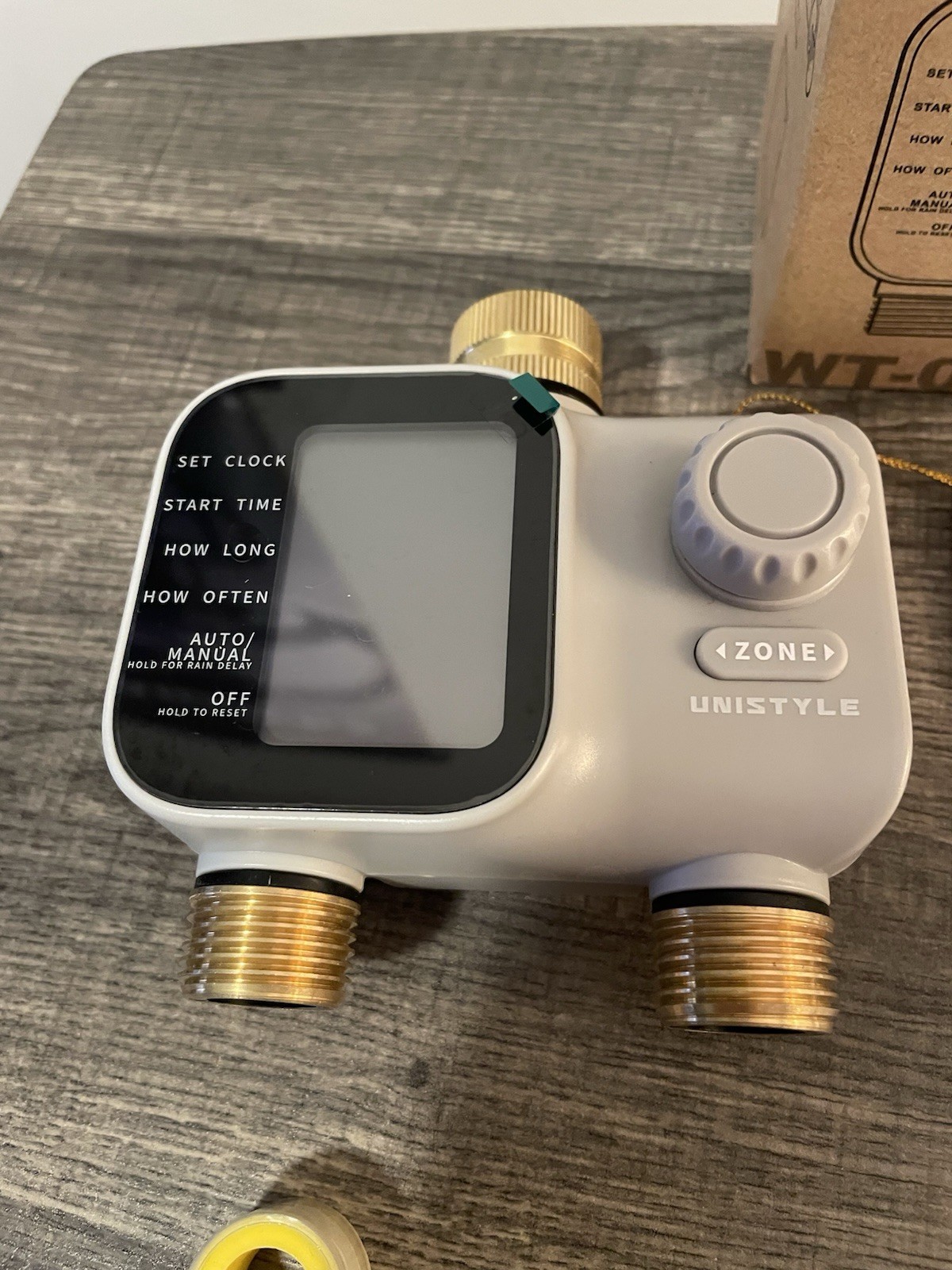 UNISTYLE WT-02D 2-Zone Digital Tap/Hose Water Timer, 2 Outlets