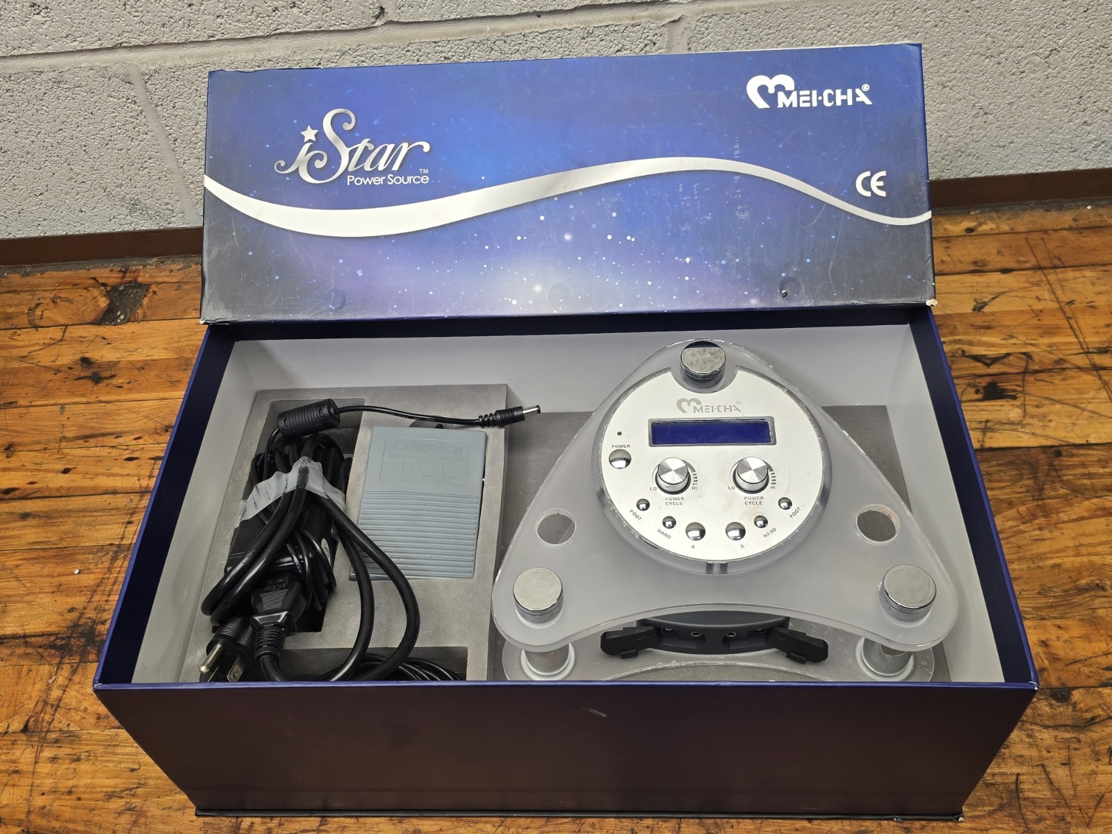 MEI-CHI-NA ISTAR 3000 Digital Power Source permanent makeup Tattoo NOT WORKING