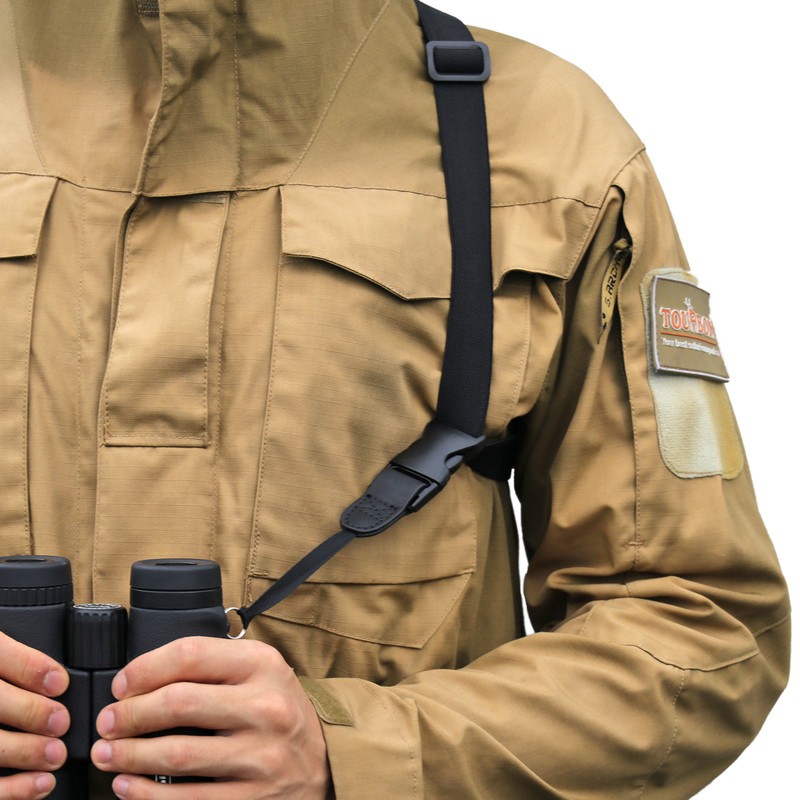 TOURBON Binocular Harness Camera Strap Quick Release Elastic Optic Chest Hunting