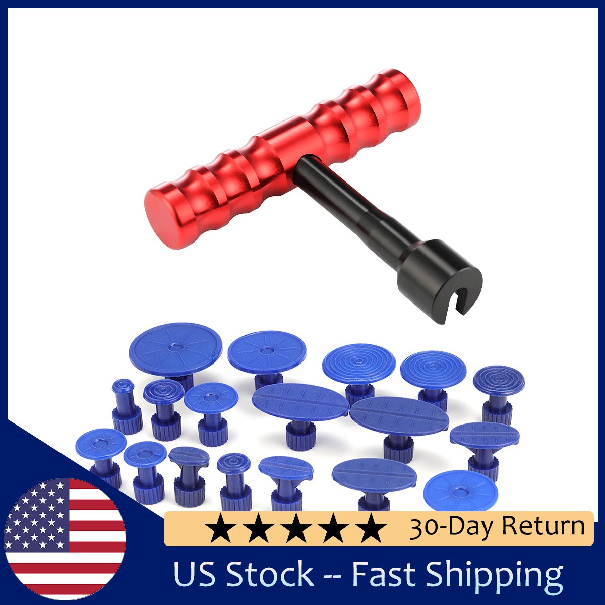 Dent Puller FOR UNIVERSAL Pulling Tabs Kit Body Repair Panel Pull 18x Tabs US