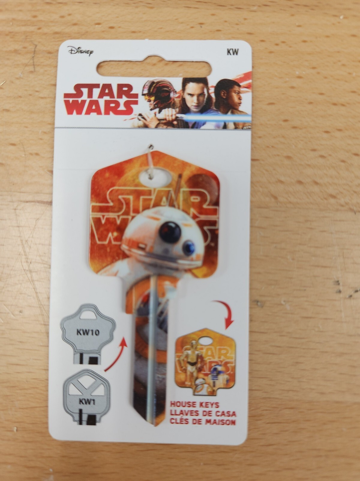 STAR WARS BB-8 PRINTED KWIKSET KW1/KW10 KEYBLANK - READ DETAILS BELOW