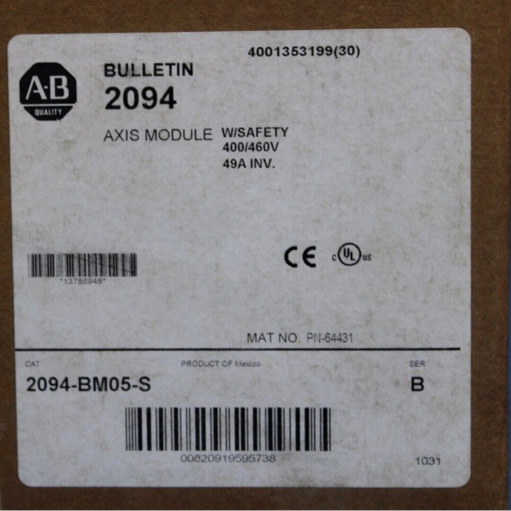 Allen Bradley   2094-BM05-S Kinetix 6000 Servo Drive  2094BM05S  US Free Tax