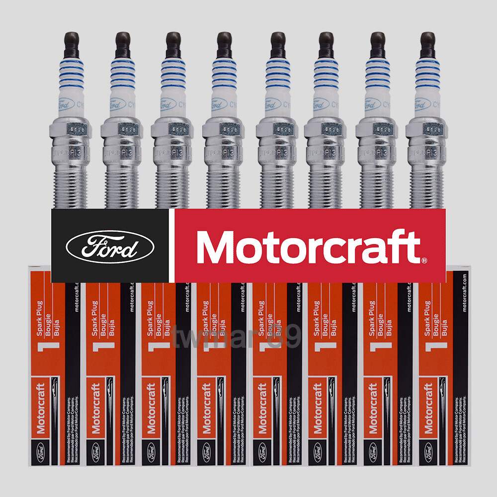 8PCS OEM Platinum Spark Plugs SP548 CYFS12F1 For F150 5.0 V8 2.5L Mustang NEW