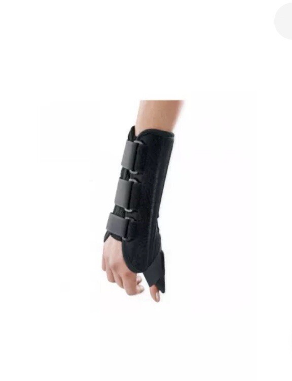 Wrist Brace Breg Pro 10345 XL LEFT w/Thumb Spica NIB SEALED Fits Wrist Sz 9"-10"