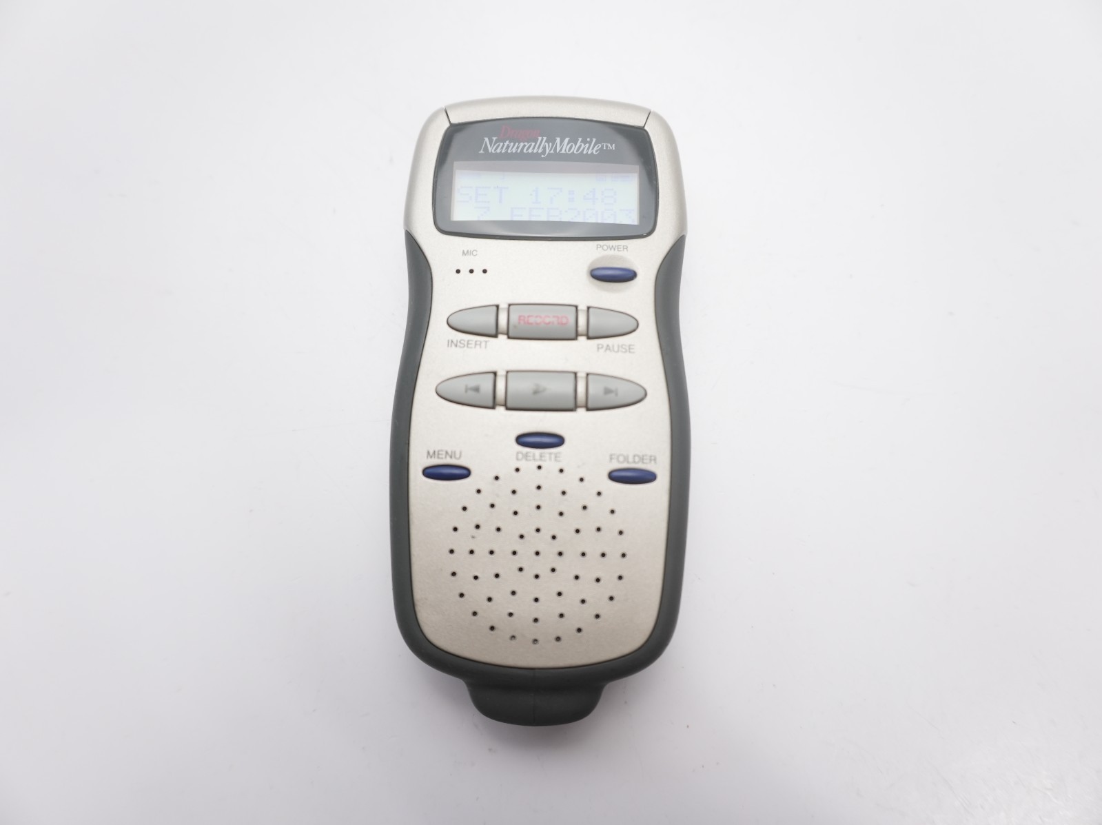 Dragon Naturally Speaking Mobile Dictation Recorder, Vintage 1997-1999