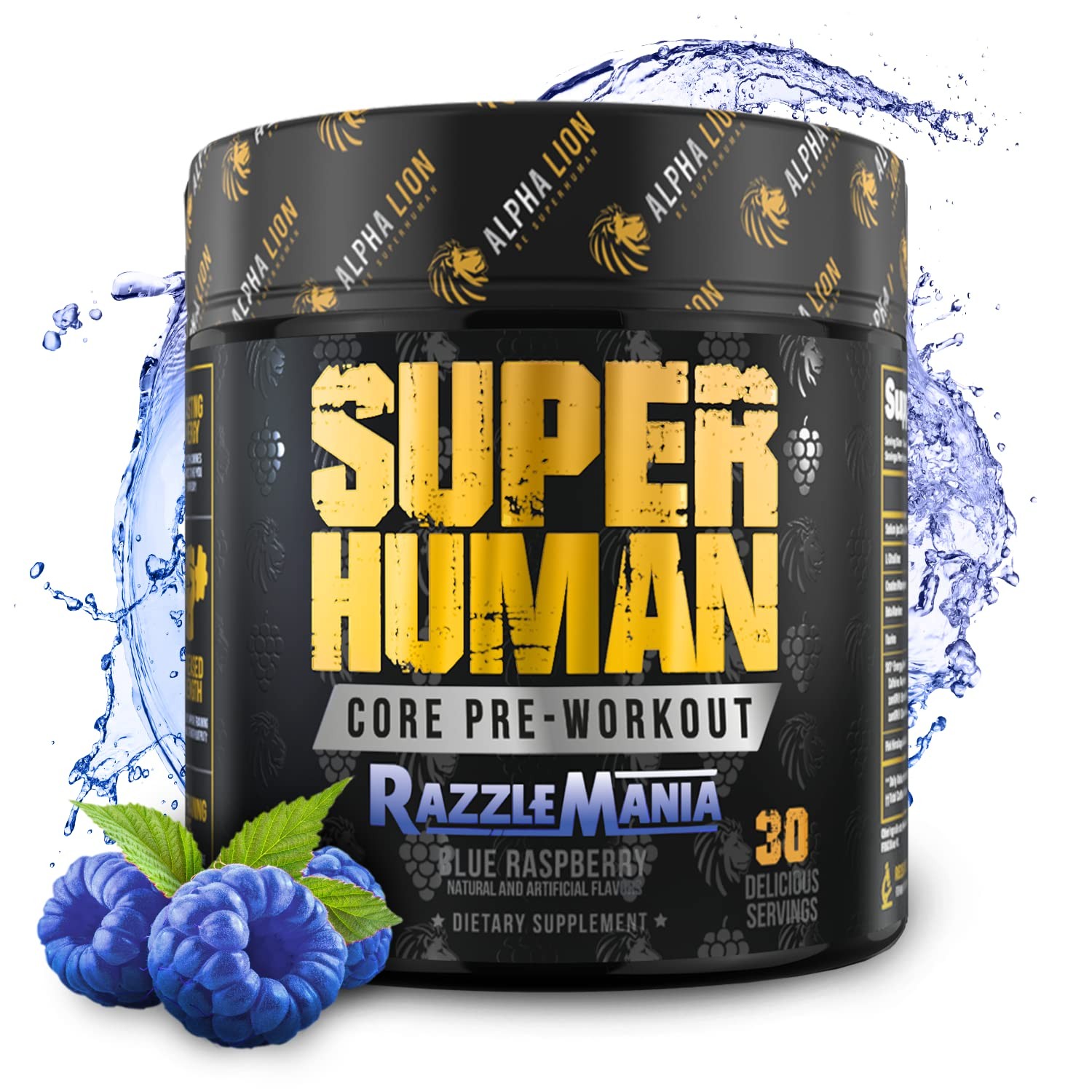 ALPHA LION Core Pre Workout w/Creatine for 30 servings (Pack of 1)