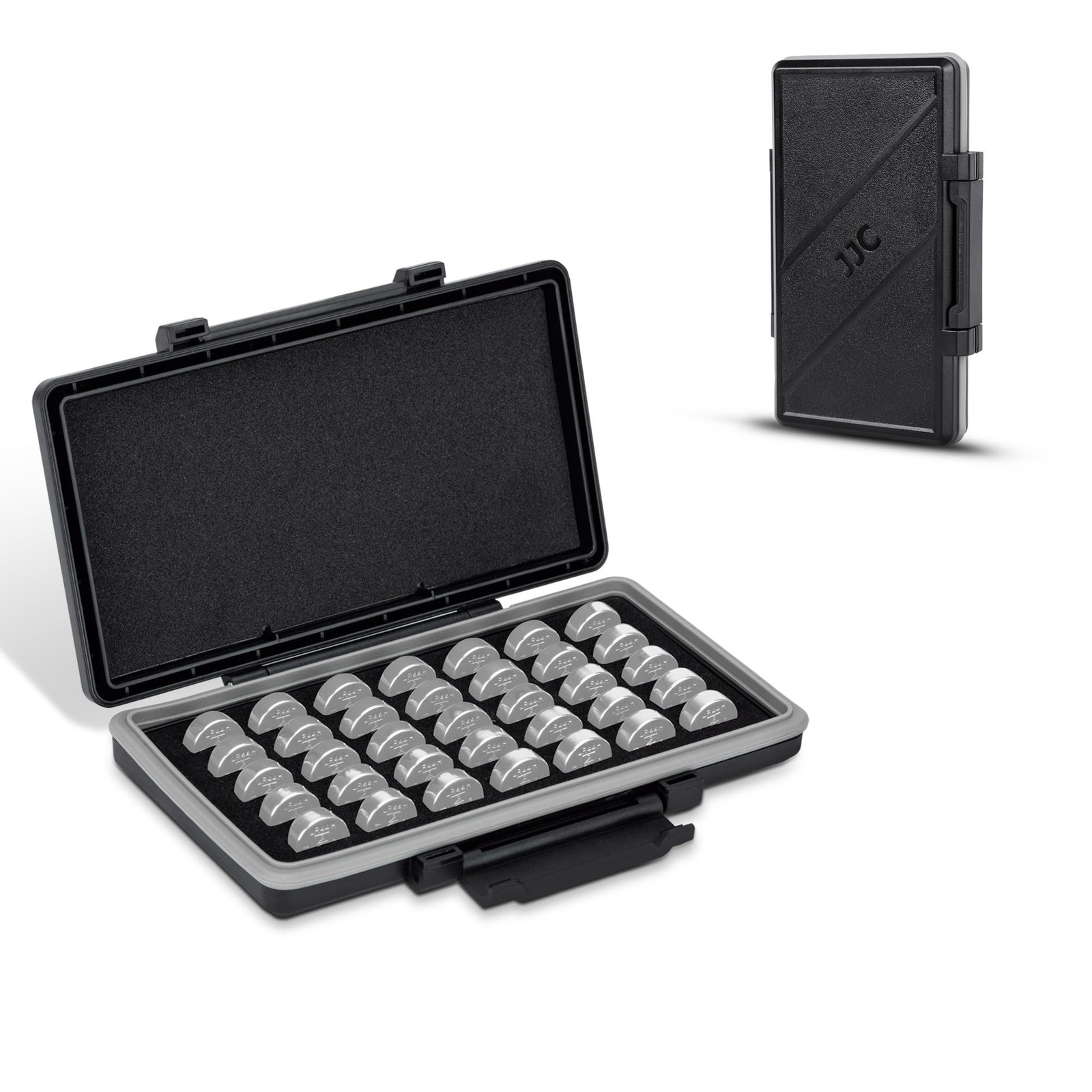LR44 Battery Case Holder, Water-Resistant Compact Button Coin Cell Batteries