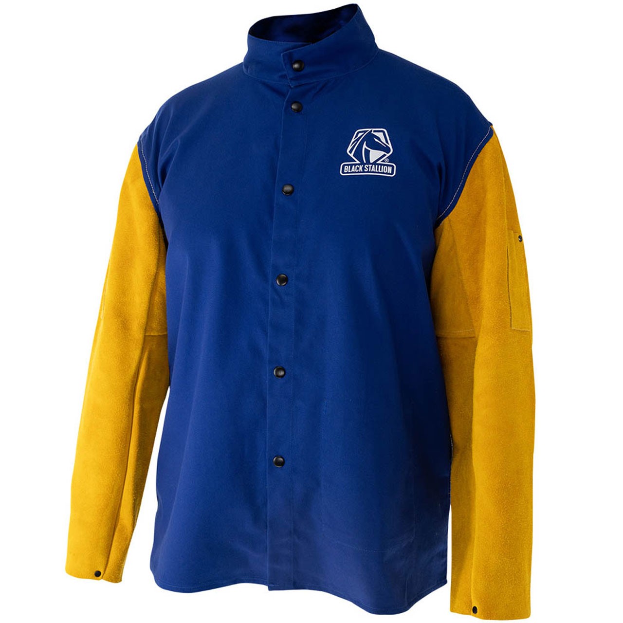 Black Stallion JH3040-RB CORE FR Cotton & Split Cowhide Hybrid Welding Jacket XL