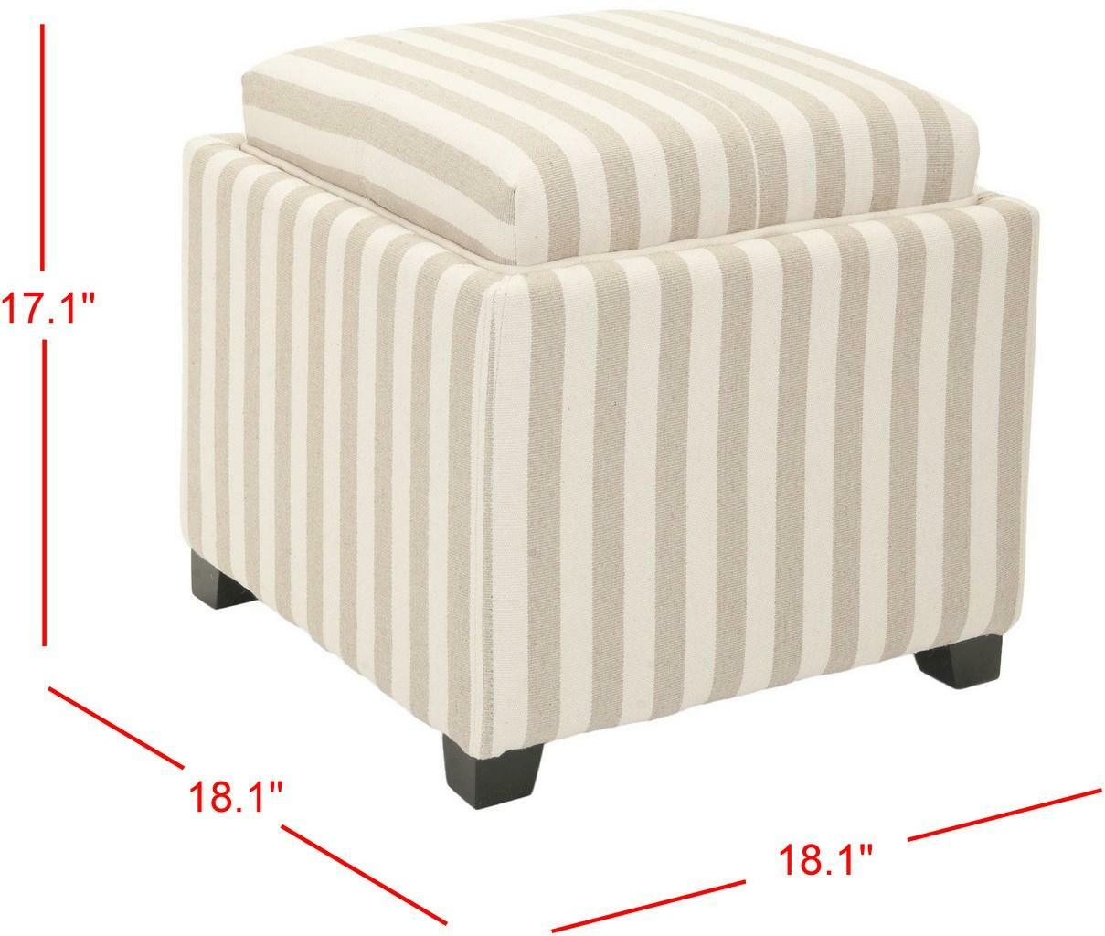 Safavieh Harrison Single Tray Ottoman, Reduced Price 2172701656 HUD8233H