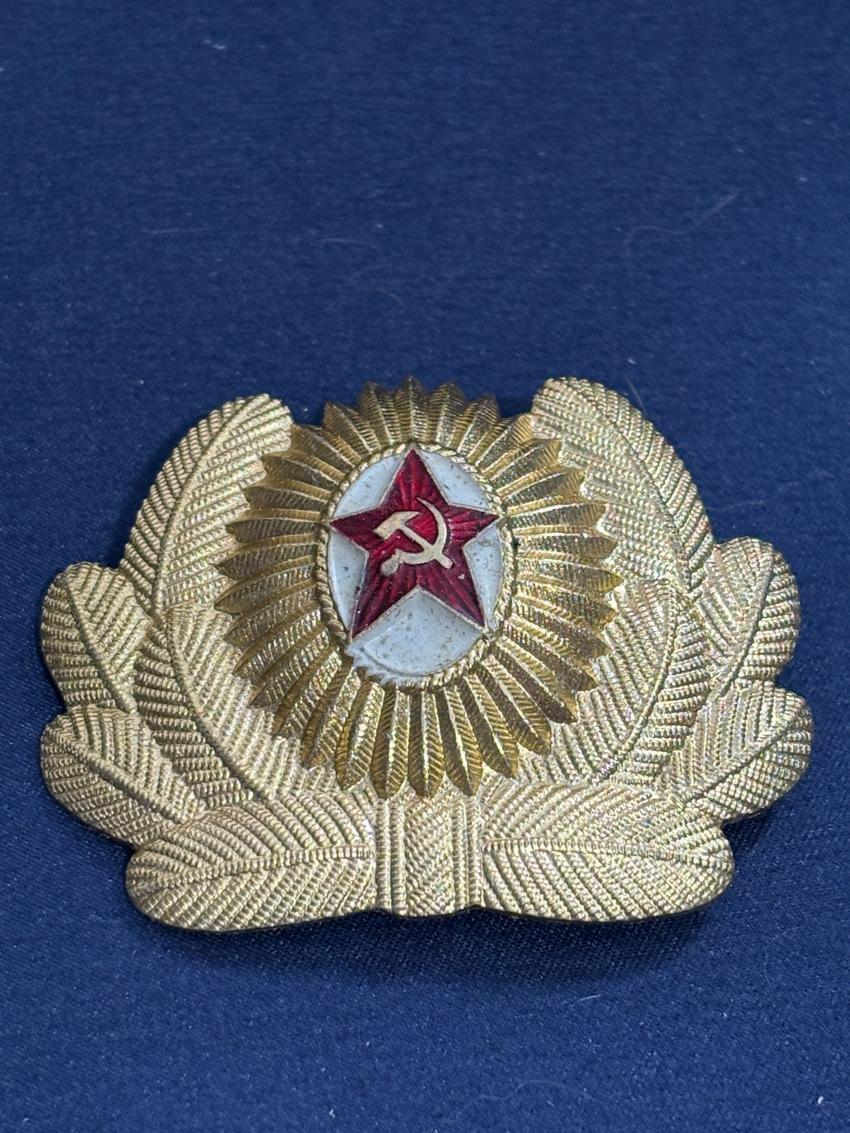 Russian Cap badge Army Officers for fur cap