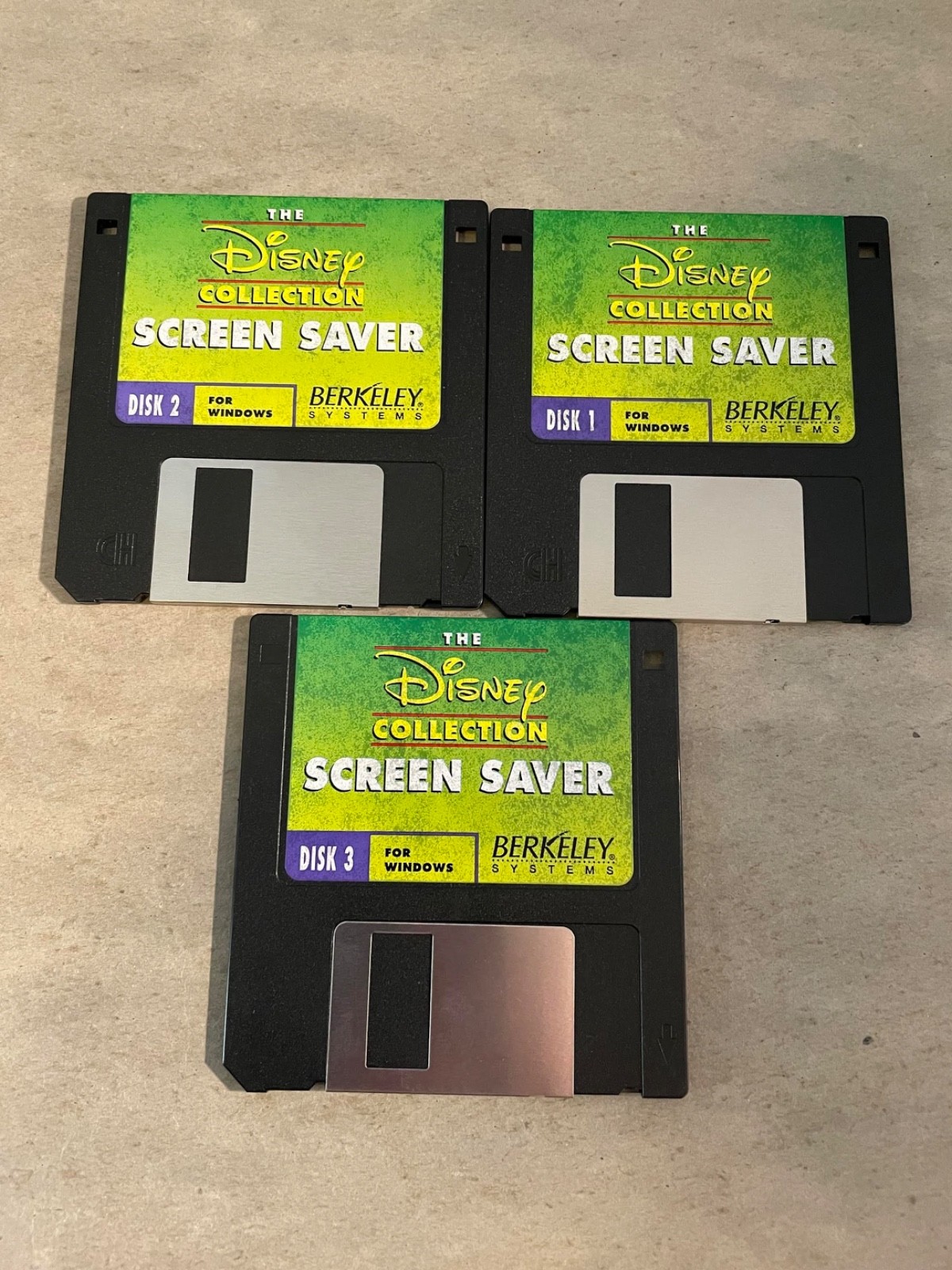 Disney Collection Screen saver (PC, 1993) Complete