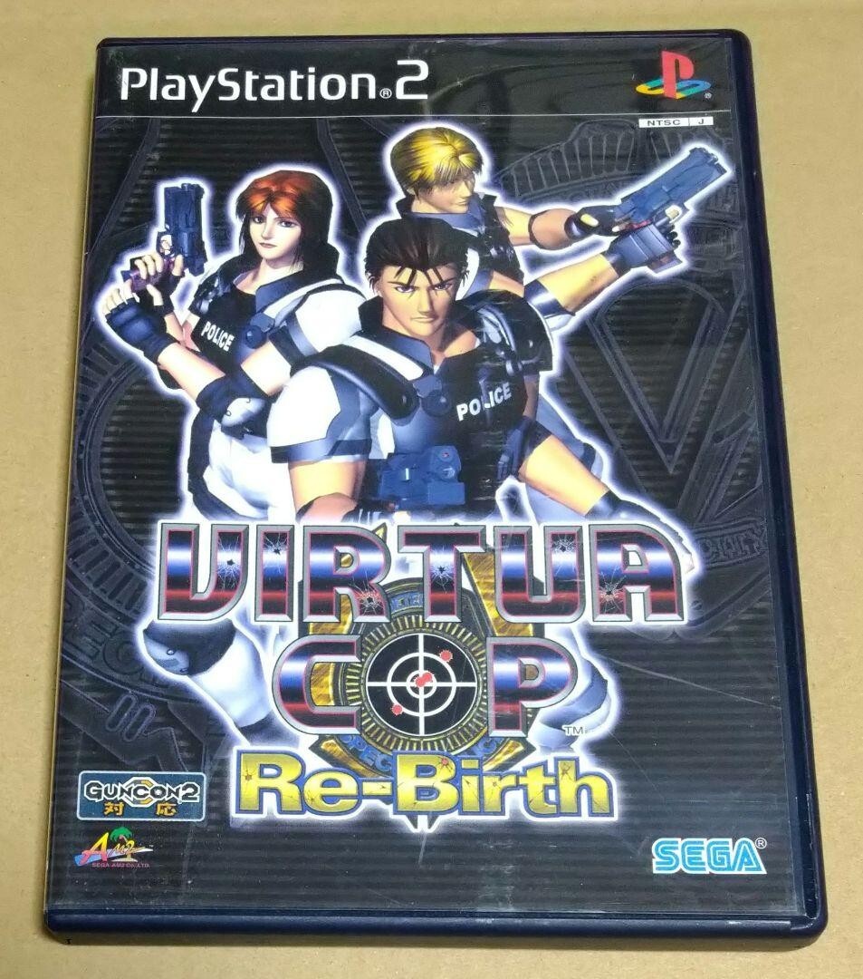 VIRTUA COP Re-Birth PS2 Playstation 2 Import Japan