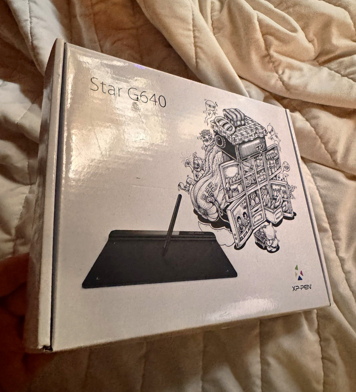 XP-PEN Star G640 Graphics Drawing Tablet USB Wired w/ Stylus Pen & Cable