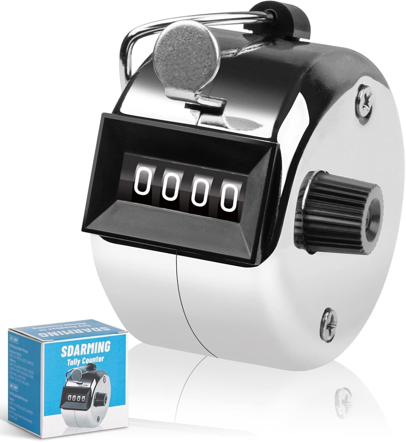 Precise 4-Digit Mechanical Tally Counter for Versatile Use