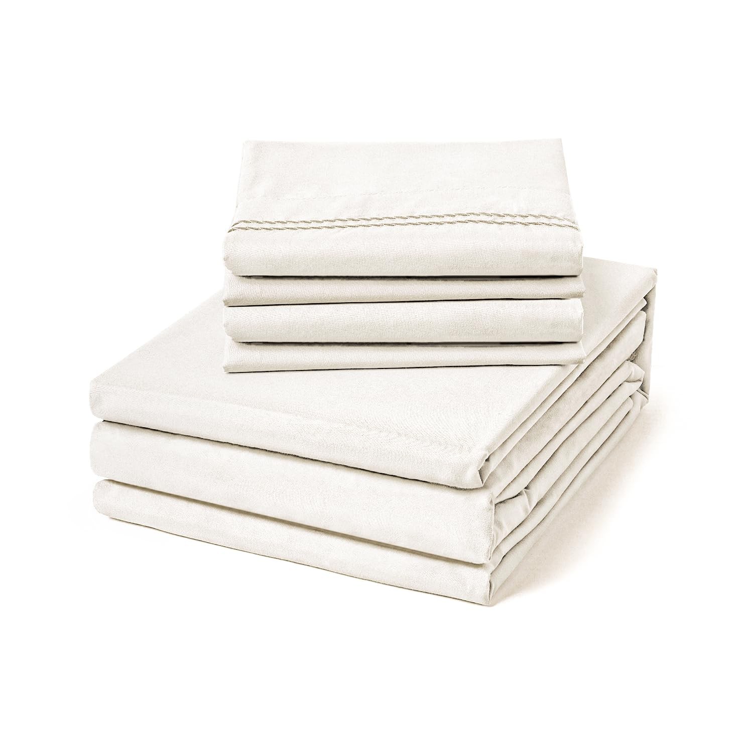ClevaHome Queen Size Set - 6 Piece Soft Breathable Luxury Bed Set - Shrinkage...