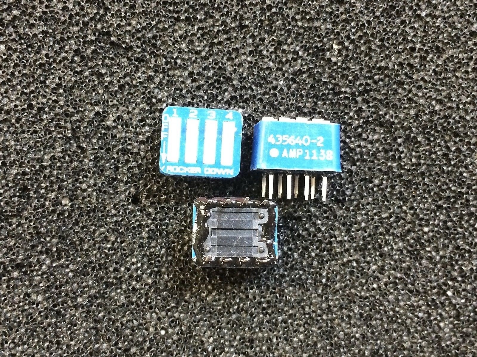 Tyco 435640-2 STANDARD 4 POS DIP SWITCH 5V QTY: 10