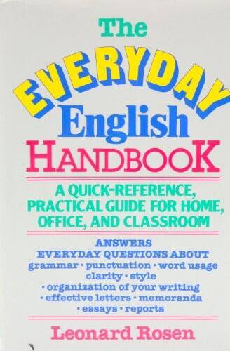 Everyday English Handbook - Hardcover By Rosen, Leonard J. - GOOD