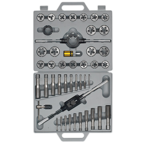 Sealey Tools AK303 Tap and Die Set M6 - M24 Fine & Coarse Threads in a Sturdy...