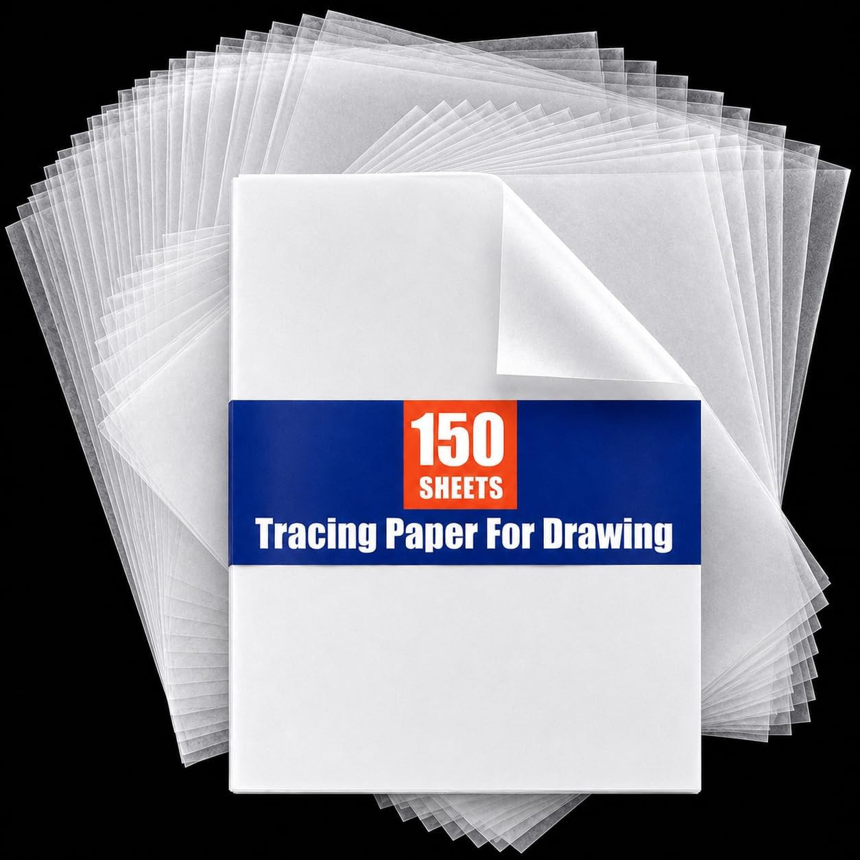 Tracing Paper 150 Sheets Translucent Transfer Paper for Drawing Sketch Sewing Ar