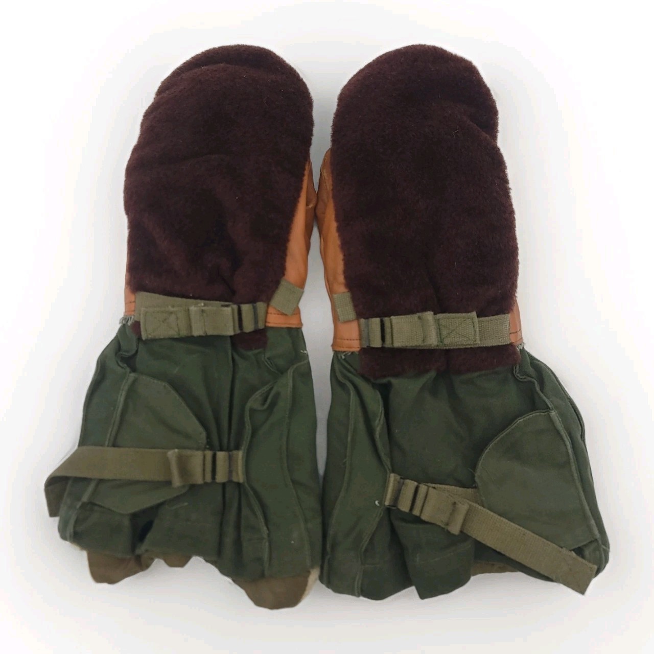 1968-72 Vietnam Era US Military Issue Extreme Cold Weather Mittens+Liners Size M