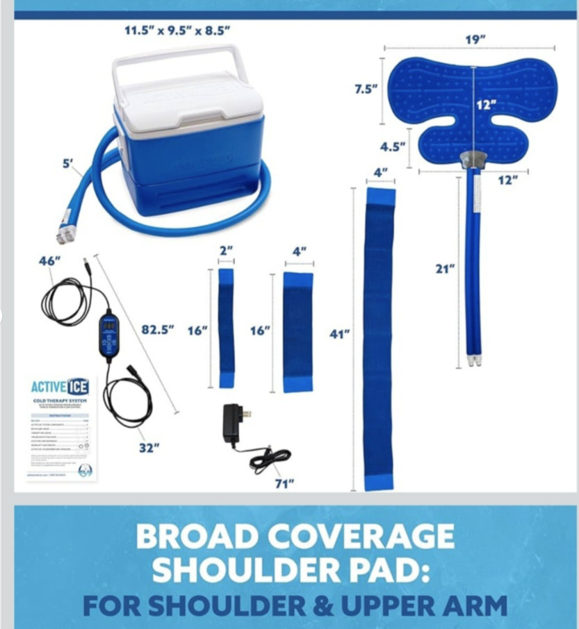 Polar Active Cryotherapy Machine 3.0 9 Quart For Shoulder # SB W/Timer Therapy
