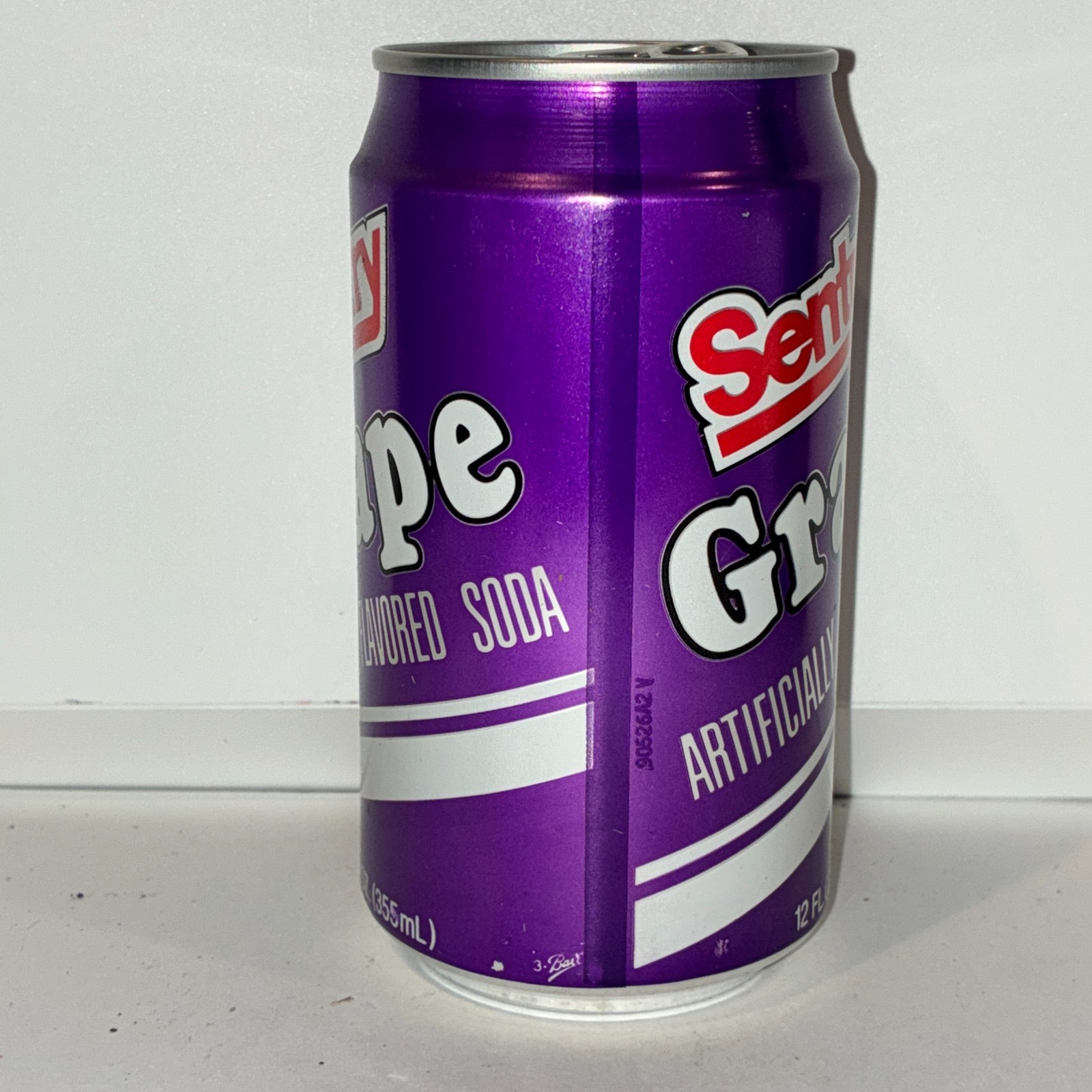 Sentry Grape soda can