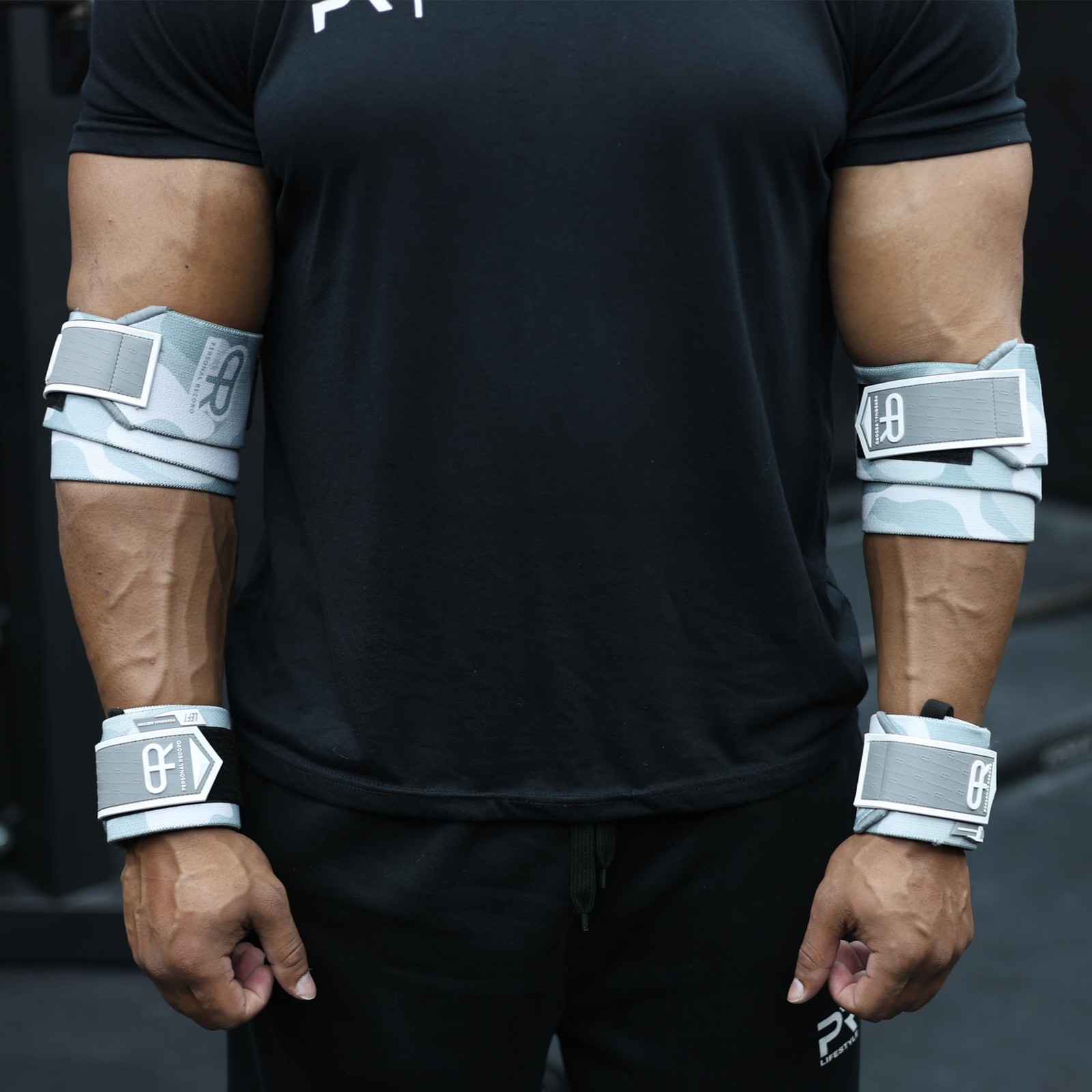 Elbow Wraps for Weightlifting - Heavy Duty Construction, 25% More Elasticity,...