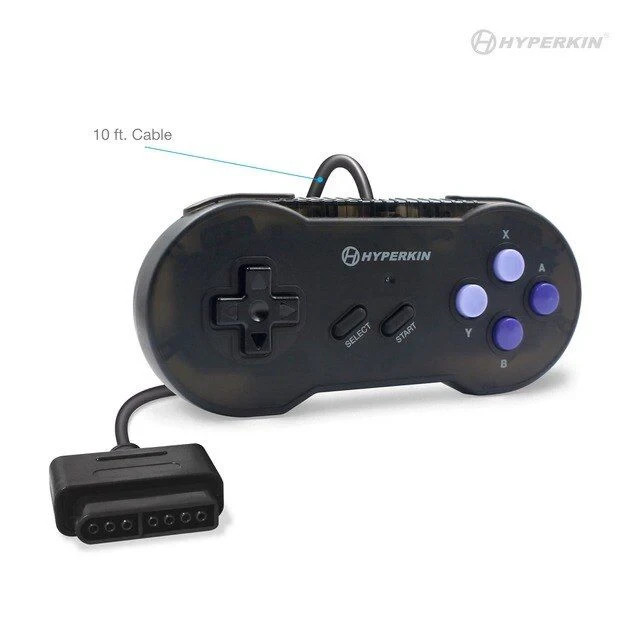 Scout Premium Controller Space Black - SNES - Brand New